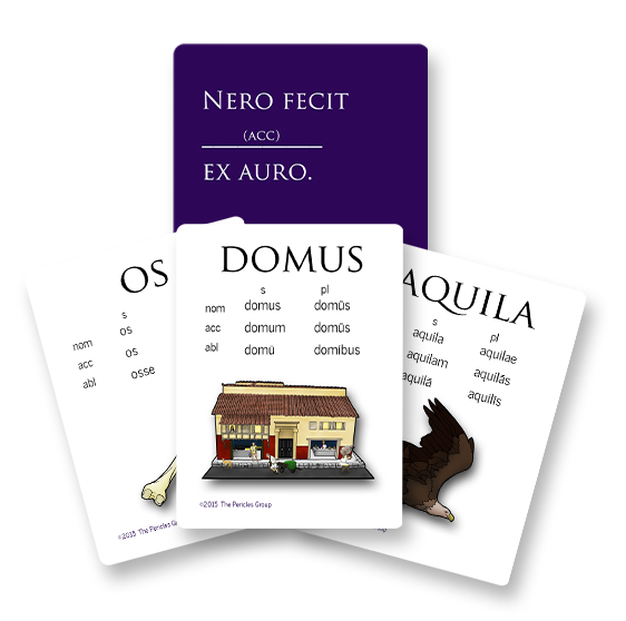 latin card display